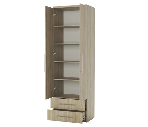 Шкаф с полками и ящиками Мелодия МПЯ-21 60х60 Дуб Сонома