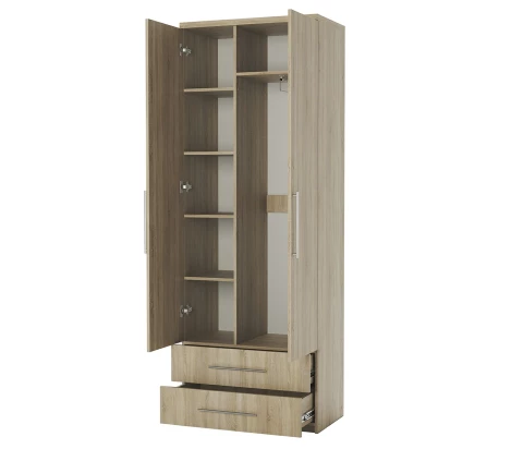 Шкаф комбинированный с ящиками Мелодия МКЯ-22 80х45 Дуб Сонома