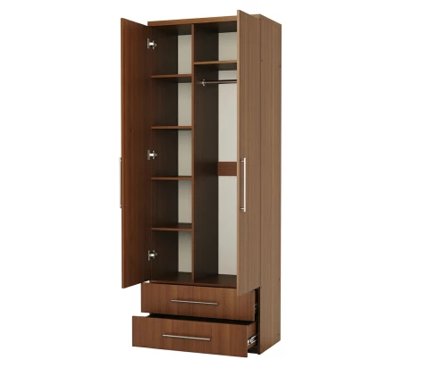 Шкаф комбинированный с ящиками Мелодия МКЯ-22 80х60 орех