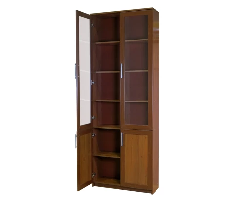 Книжный шкаф Симфония-2 80х30х220 Орех