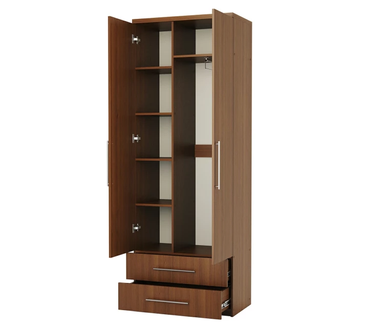 Шкаф комбинированный с ящиками Мелодия МКЯ-22 80х45 орех