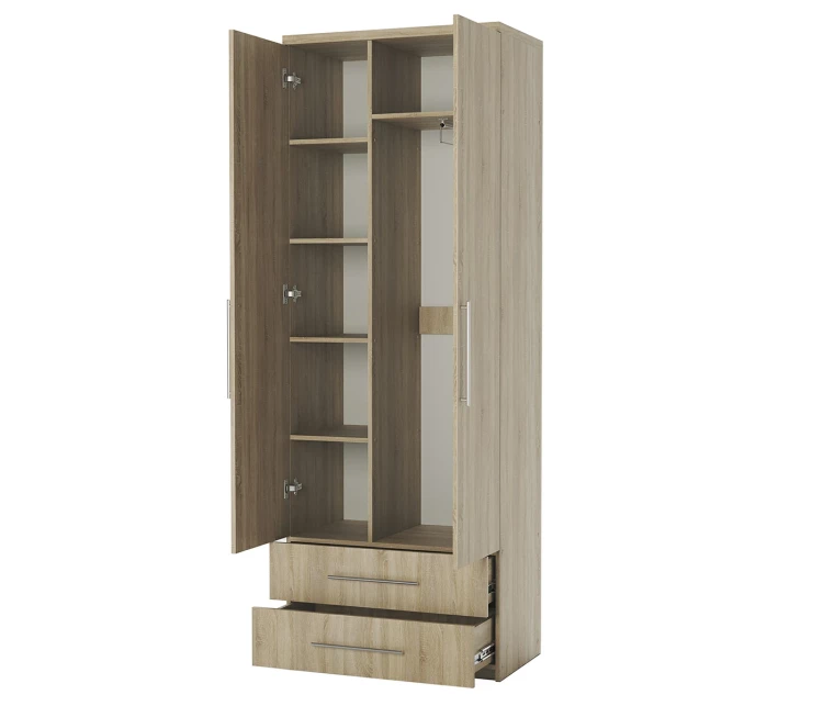 Шкаф комбинированный с ящиками Мелодия МКЯ-22 80х45 Дуб Сонома