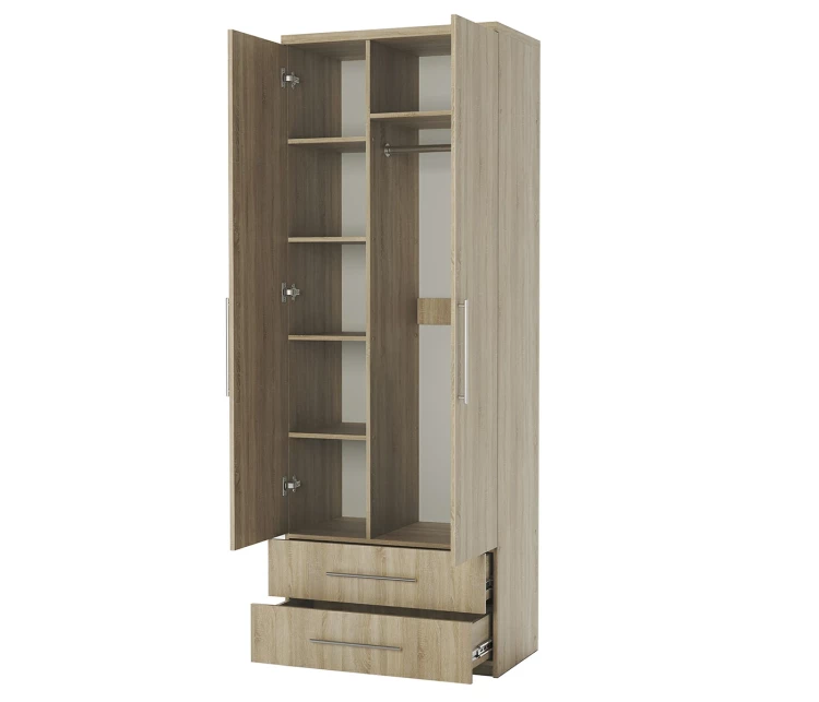 Шкаф комбинированный с ящиками Мелодия МКЯ-22 80х60 Дуб Сонома