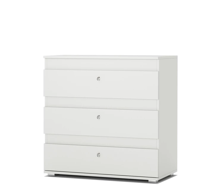 Комод Шарм 3 800х400х800 Белый